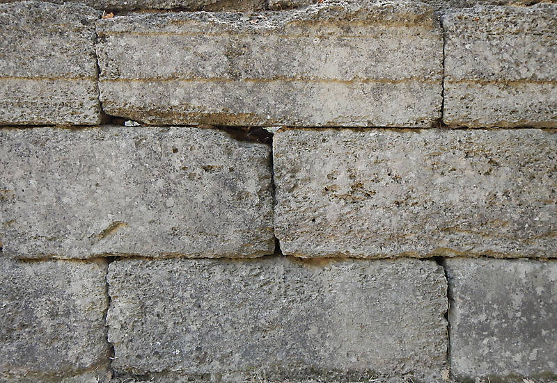 medieval crude stone blocks from athen 8