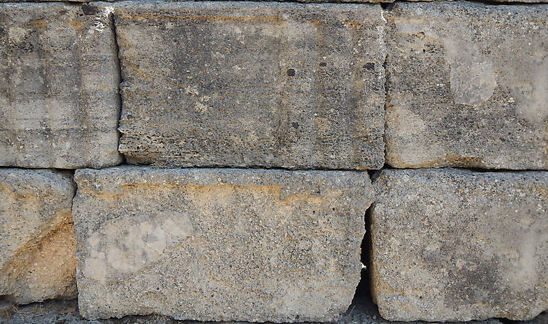 medieval crude stone blocks from athen 2