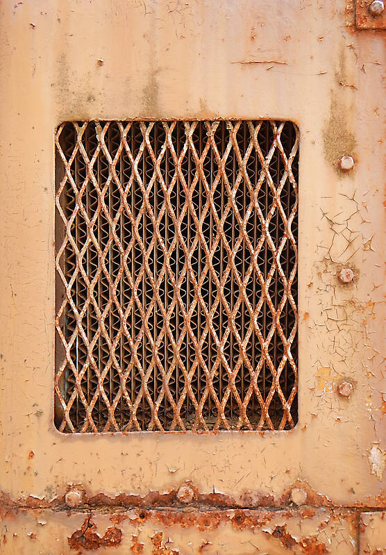 rusty radiator intake