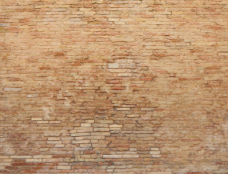 old  and new mixture of bricks wall