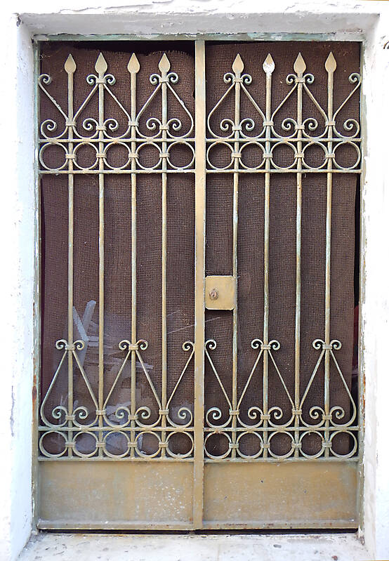 metal cage greece door 3