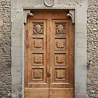 medieval old wood door 11