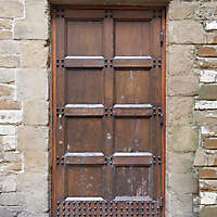medieval old wood door 4