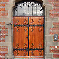 medieval wood door