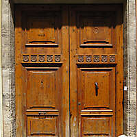 old ancient door from spain downtown 6