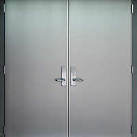 glossy aluminium door