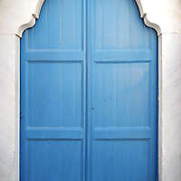 blue storic greek door 1