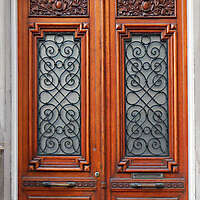 neoclassical wood door 9