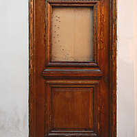 old clean decorated wood door 21