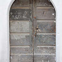 ancient very old rustic damaged door 12