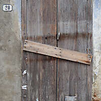 ancient very old rustic damaged door 2
