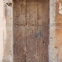 old ruined wood door 2