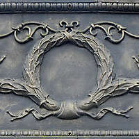 old copper frame ornaments