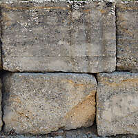 medieval crude stone blocks from athen 3