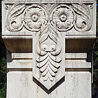 stone pillar capital ornament 16