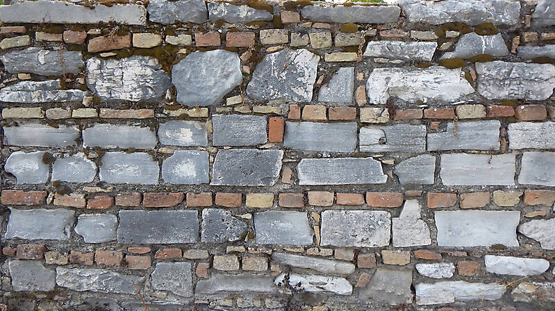 medieval messy stones wall 14