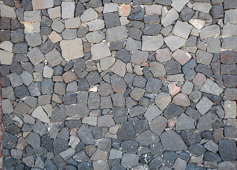 medieval black stones floor 3