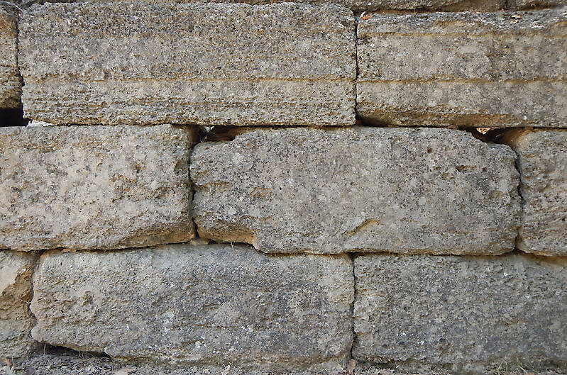 medieval rough stone blocks from athen 7