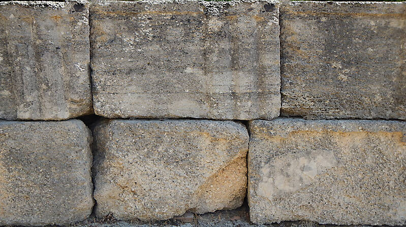 medieval crude stone blocks from athen 3
