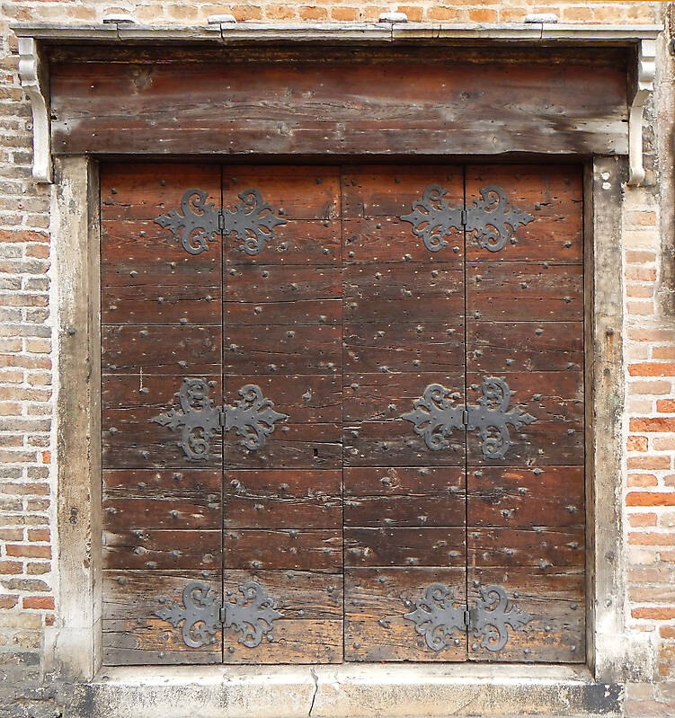 medieval old door
