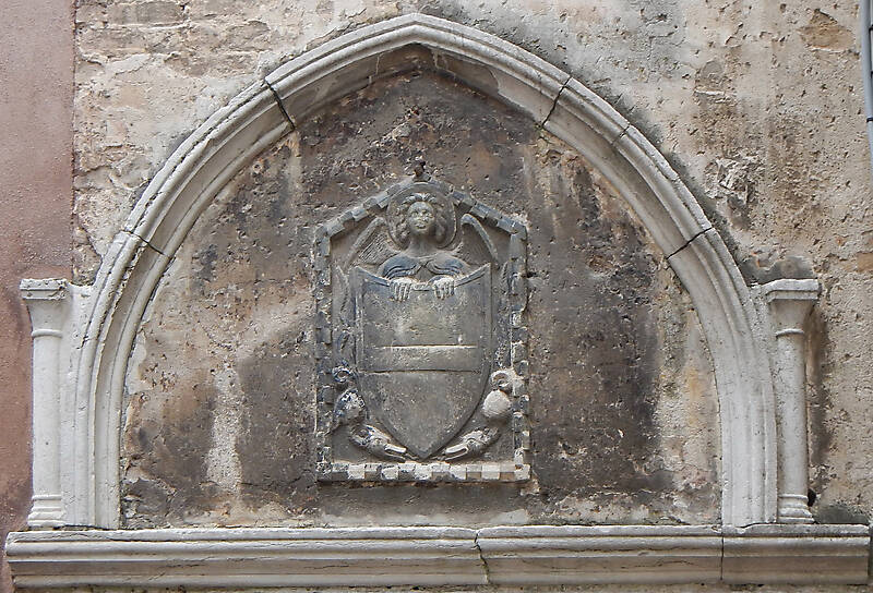 medieval stone emblem venice 1