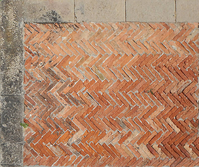 medieval bricks pavement 1