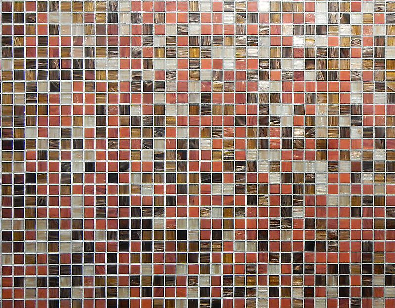 red and black modern mosaic