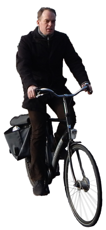 man biking alpha