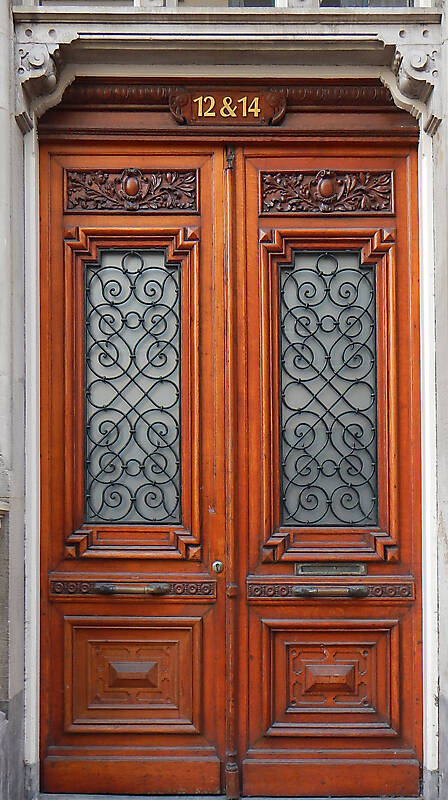 neoclassical wood door 9