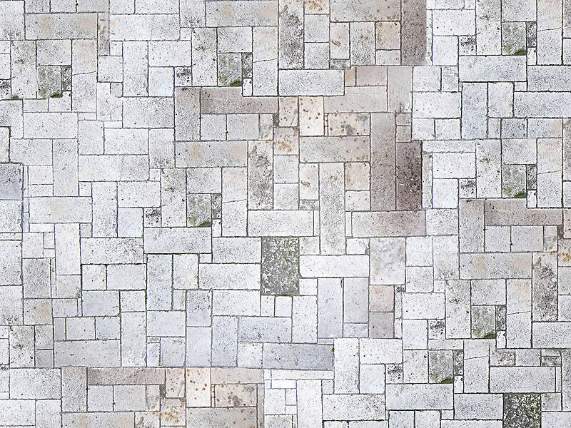 white stone blocks floor 3