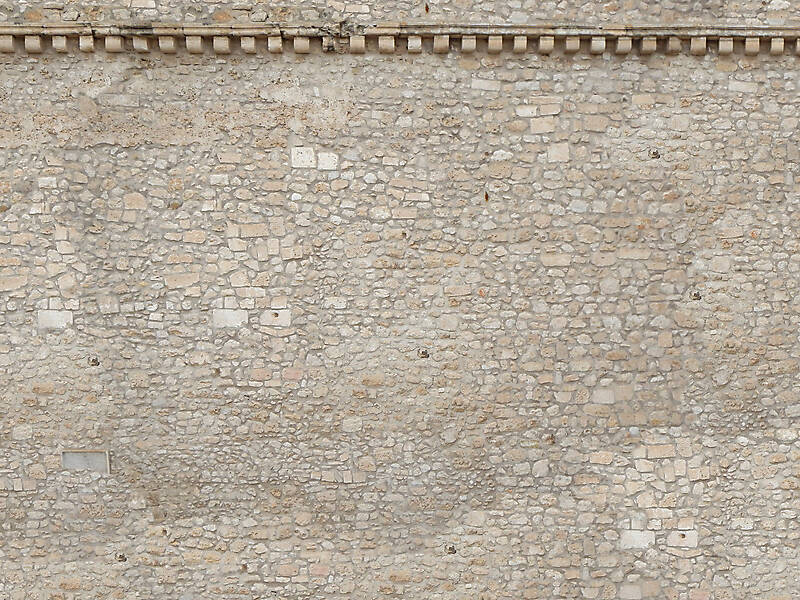 stone bricks wall with door 8