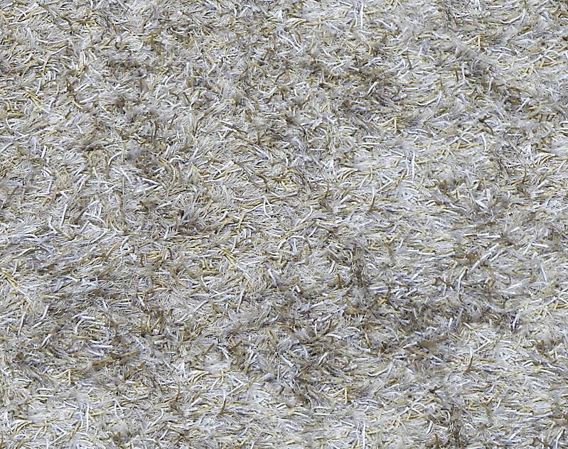 yellow white brown hairy carpet