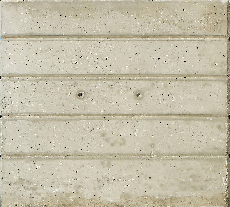 concrete block with lines