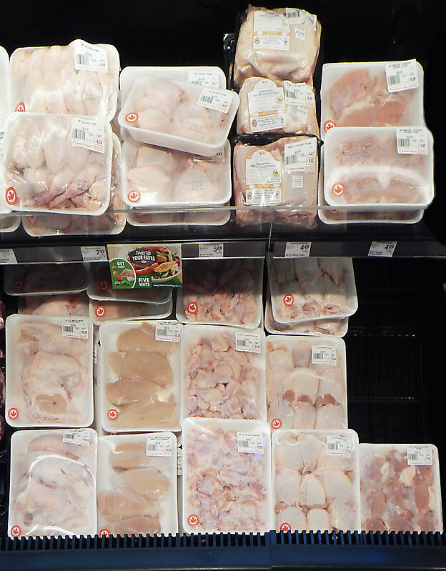 market fridge seasoned chichen wings