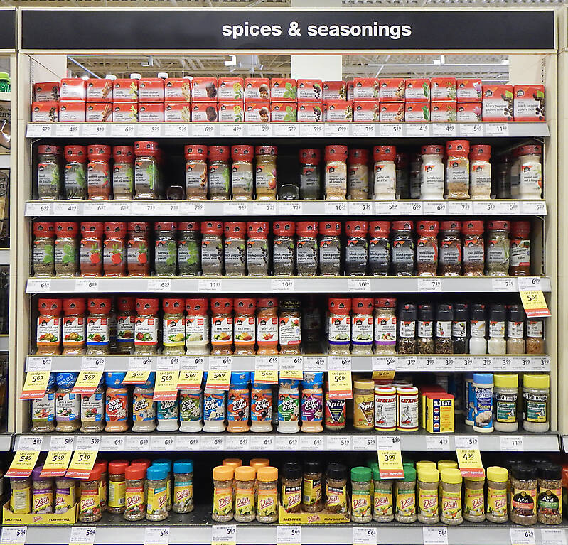 market shelves herbs spices and seasonings 2