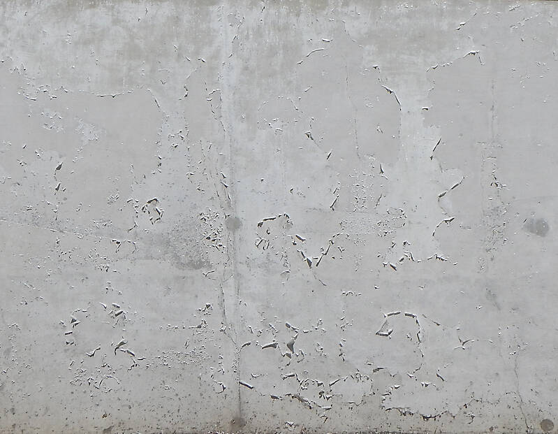 peeling paint on concrete