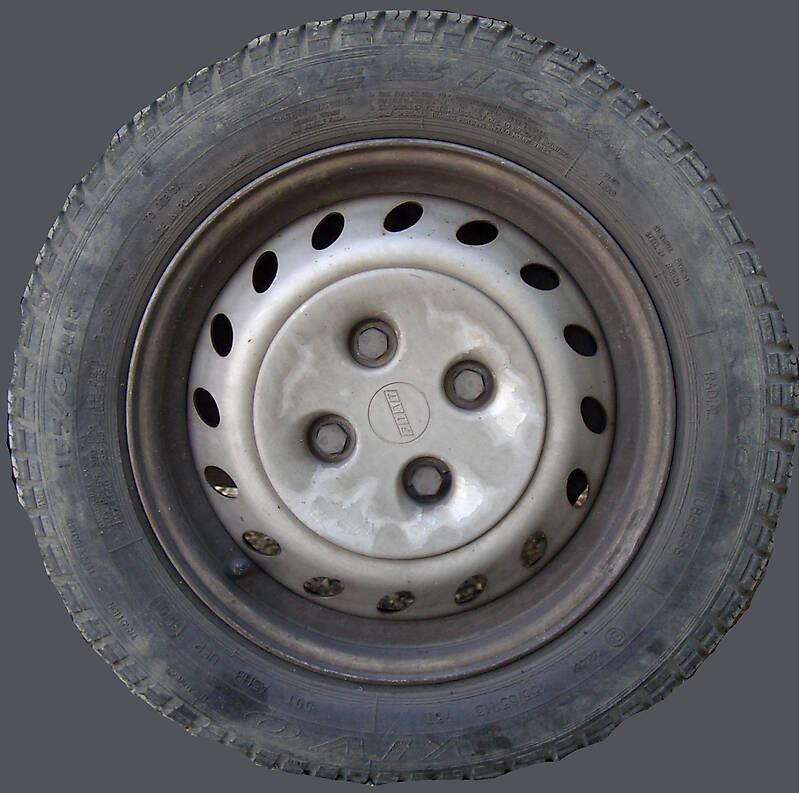 dirt rubber tire