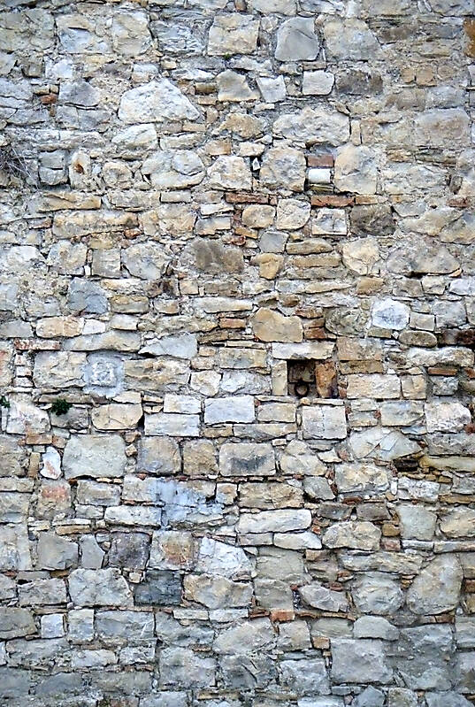 old stone wall medieval