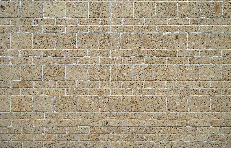 brown tufe bricks tile