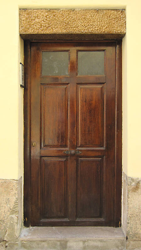 old ancient door from spain downtown 4