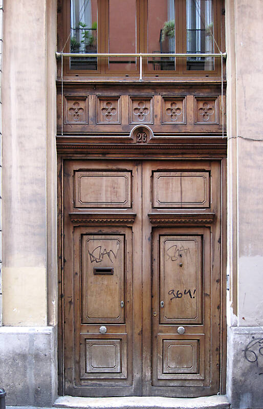 old ancient door from spain downtown 21