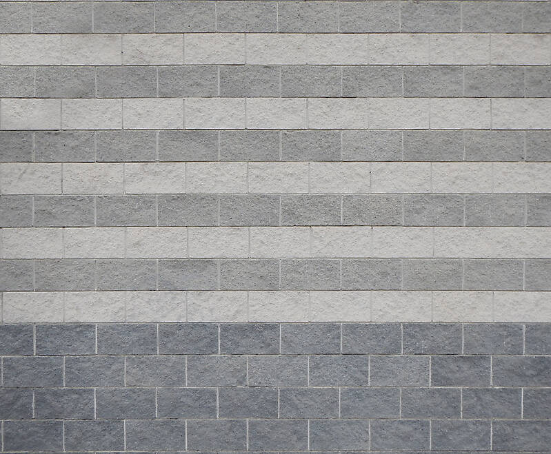 concrete bricks grey and white