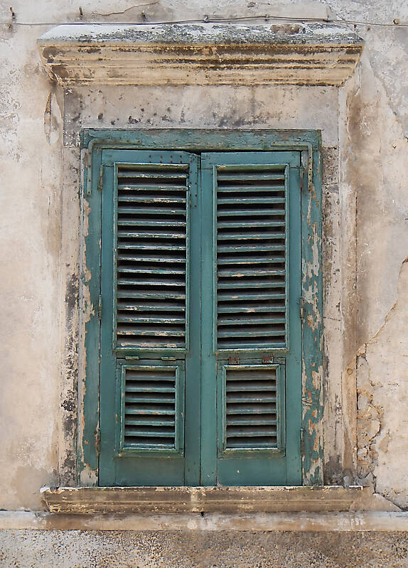window venice green old paint year 1500