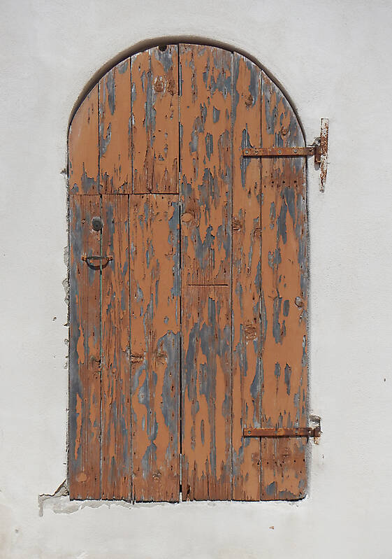 ancient very old rustic damaged door 11