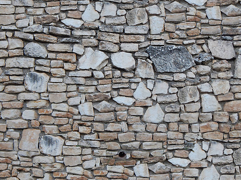 white rocks bricks wall