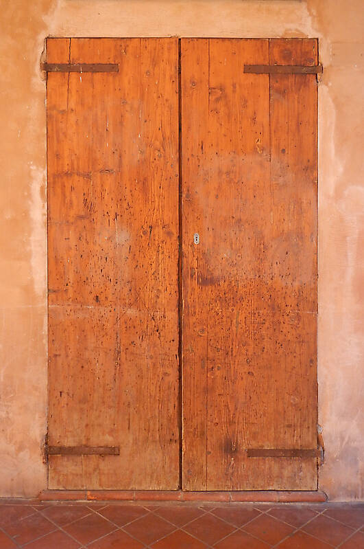old scraped wood door 8