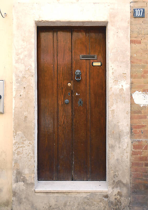 old clean decorated wood door 23