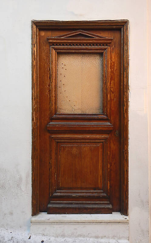old clean decorated wood door 21